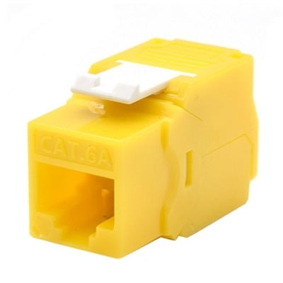 WP Keystone Cat. 6a UTP RJ45/Hembra Amarillo