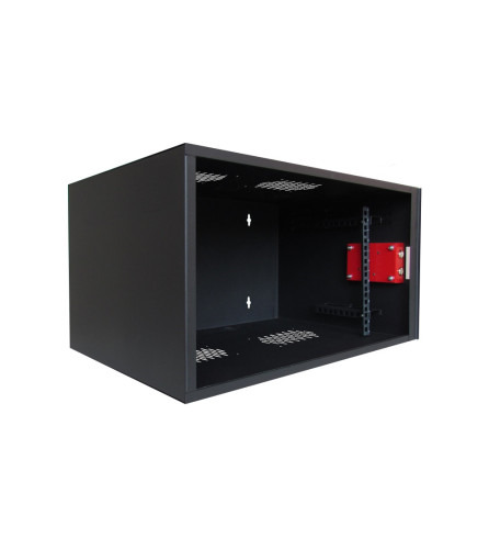 WP WALL MOUNT RACK 19" RWS SERIES 6U WXDXH: 560X400X400 MM, BLACK RAL 9005 (3)