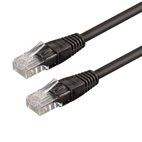 WP WPC-PAT-6U020BL cable de red Negro 2 m Cat6 U/UTP (UTP) (1)