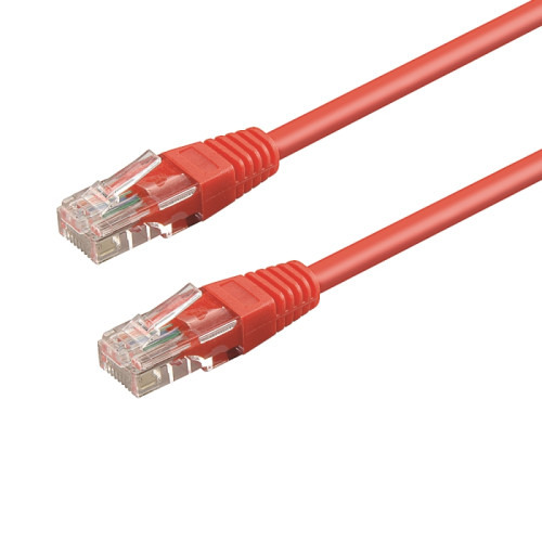 WP WPC-PAT-6U020R cable de red Rojo 2 m Cat6 U/UTP (UTP) (1)