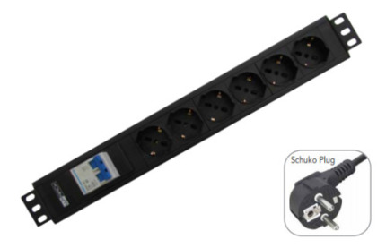 Comprar WP WPN-PDU-G02-12 base múltiple 2 m 12 salidas AC Negro