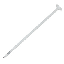 X-SECURITY PFB2213C Soporte techo - Altura 800-1500 mm - Compatible con cámaras Bullet - Color blanco - Compatible con XSECURITY