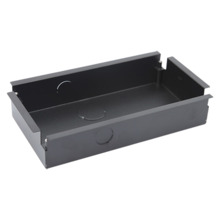 X-SECURITY VTOB111 Caja de registro - Específica para videoporteros - Compatible con XS-V2000E-M(X) - Doble módulo - 255mm (Al)