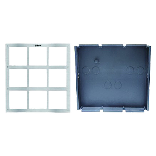X-SECURITY VTOF009-VTOB115 Panel frontal y caja de registro - Específica para videoporteros - Compatible con módulos XS-V2000E-M (1)