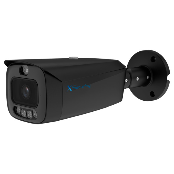X-SECURITY XS-IPB619CA-4U-WIZCOLOR-TIOC-BLACK Cámara Bullet IP 4 Megapixel Wizcolor - 1/1.8 Progressive Scan CMOS - Lente 2.8 mm
