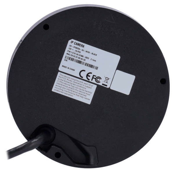 X-SECURITY XS-IPD820A-4U-WIDE-BLACK Cámara IP 4 Megapixel - 1/2.1&quot; 4MP Gran Angular  - Compresión H.265+ / H.265 - Lente 2. (5)