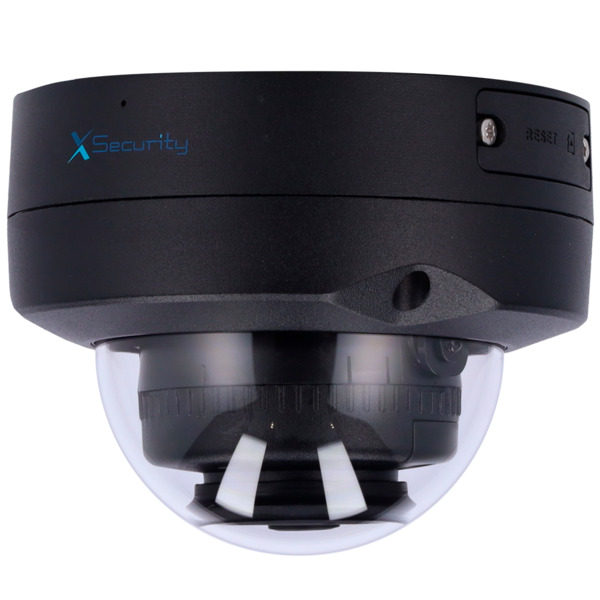 X-SECURITY XS-IPD820A-4U-WIDE-BLACK Cámara IP 4 Megapixel - 1/2.1" 4MP Gran Angular - Compresión H.265+ / H.265 - Lente 2.
