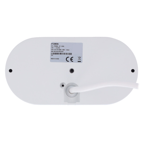 X-SECURITY XS-IPD850A-4P-DUAL X-Security Cámara IP Domo dual - 2x 4 Megapíxel  (2560x1440) - 2x Lente fija 2.8mm - WDR 120dB | D (5)