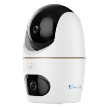 X-SECURITY XS-IPH5D-5EW-DUAL X-Security IP dual Wi-Fi - Doble Lente (Panorámica 5Mpx + PT 5Mpx) - Lente PT 3.6 mm | Lente panorá