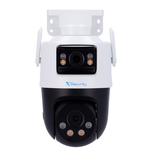 X-SECURITY XS-IPP5D-5EW-DL-TANDEM X-Security IP tándem Wi-Fi - Doble Lente (Panorámica 5Mpx + PT 5Mpx) - Lente PT 6 mm | Lente p (1)