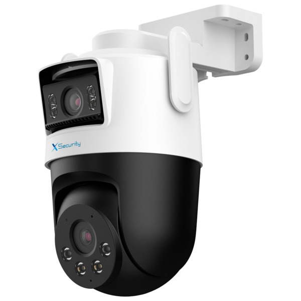 X-SECURITY XS-IPP5D-5EW-DL-TANDEM X-Security IP tándem Wi-Fi - Doble Lente (Panorámica 5Mpx + PT 5Mpx) - Lente PT 6 mm | Lente p