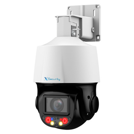 Comprar X-SECURITY XS-IPSD3010ITA-4U-TIOC Cámara IP PTZ X-Security 4 Mpx Gama Pro - Lente varifocal 4~40 mm (zoom óptico 10x) - Dual Light  | Alcance IR 70 m | Luz blanca 30 m - IVS (Protección perimetral) | SDM 3.0 - Detección de rostros | Auto Tracking