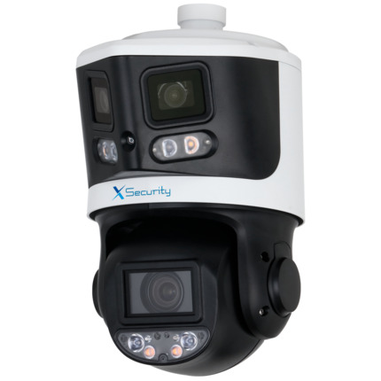 Comprar X-SECURITY XS-IPSD5510TA-8P-TIOC-TANDEM X-Security IP tándem gama ULTRA - Doble Lente (Panorámica 8Mpx + PTZ 4Mpx) - Lente PTZ 4~40 mm | 10X | PoE+ - Lente panorámica 2.8 mm | Dual Light 70 m - AutoTracking | Alarmas | Audio | MicroSD | IP66 - IV