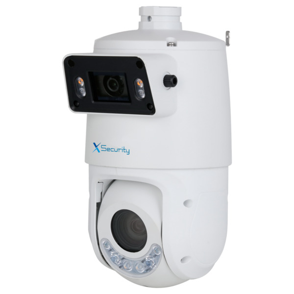 X-SECURITY XS-IPSD6325TA-4P-DL-TANDEM X-Security IP tándem gama ULTRA - Doble Lente (Panorámica 2Mpx + PTZ 4Mpx) - Lente PTZ 5~1