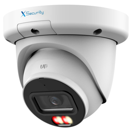Comprar X-SECURITY XS-IPT744A-4U-DL-WIZ X-Security Cámara IP Turret  - 4 Megapíxel  (2688x1520) -  Lente 2.8 mm - WDR 120dB | Alcance IR y Luz Blanca 50 m - WizSense, con clasificación de humano y vehículo - MicroSD | IP67 | PoE | Micrófono integrado