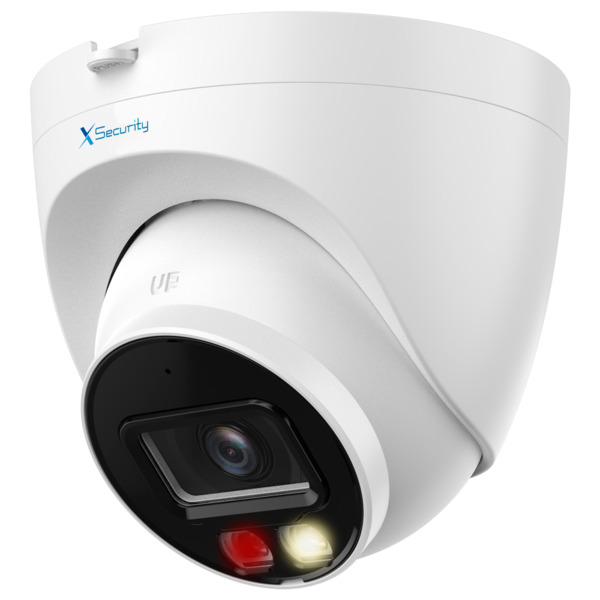 X-SECURITY XS-IPT981A-6P-DL-WIZ X-Security Cámara IP Turret - 6 Megapíxel (3288x1850) - Lente 2.8mm | - WDR 120 dB | Dual Ligh