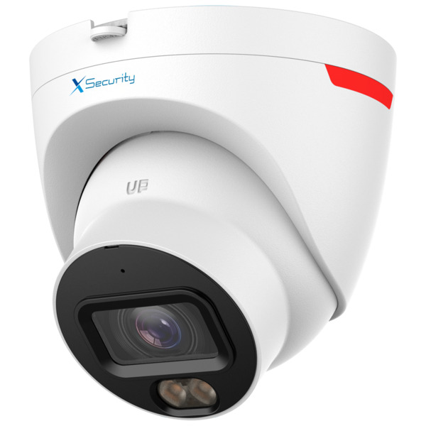 X-SECURITY XS-IPT982CA-8P-WIZCOLOR X-Security Cámara IP Turret Wizcolor - 8 Megapíxel (3840×2160) | Sensor 1/1.8&quot; F1.0 - Le