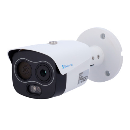 Comprar X-SECURITY XS-IPTB256A-4D4-WIZ Cámara térmica Bullet Dual IP X-Security - 256x192 VOx | Lente 3.5 mm | Sensibilidad  40mK - Sensor óptico 1/2.7 4 Mpx | Lente 4 mm - WizSense, con clasificación de humano y vehículo - Detección de humo y calor - Au