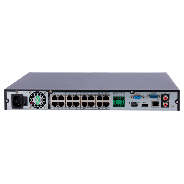 X-SECURITY XS-NVR3232A-16P-WIZ X-Security NVR - Resolución máxima 16 Megapixel - 32 CH / 16 puertos PoE af/at - Compresión H.265 (5)