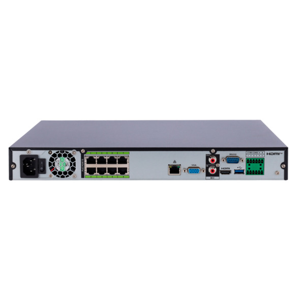 X-SECURITY XS-NVR6232A-8P-WIZ X-Security NVR - Resolución máxima 32 Megapixel - 32 CH / 8 puertos PoE af/at - Compresión H.265 / (5)