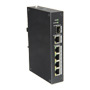 X-SECURITY XS-SW06-DIN X-Security - Switch de sobremesa - 4 puertos RJ45 + 1 Gigabit Combo Port - Velocidad 10/100 Mbps - Plug & (6)