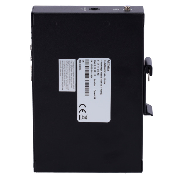 X-SECURITY XS-SW0604HIPOE-MF-120-DIN Switch PoE X-Security - 3 puertos FE + 1GE + 2  SFP GE - 60W puerto 4 / 30W puerto 1-3/ Máx (3)