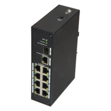 X-SECURITY XS-SW09-C-DIN X-Security - Switch Industrial - 8 puertos RJ45 + 1 Uplink GIGA + 1 SFP - Velocidad 10/100 Mbps - Plug