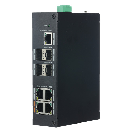 X-SECURITY XS-SW0904HIPOE-GF-96 Switch PoE - 4 puertos PoE+ RJ45 + 1 Puerto RJ-45 - 4 Puertos SFP Gigabit - Velocidad 10/100/100