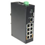 X-SECURITY XS-SW1008POE-96-DIN Switch PoE X-Security - 8 puertos PoE + 1 Uplink RJ45 - Velocidad 10/100 Mbps - Potencia 30 W por (6)