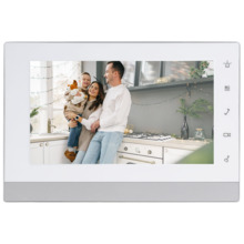 X-SECURITY XS-V1550-2 Monitor para Videoportero - Pantalla TFT LCD de 7&quot; - 3 grupos de puertos a 2 hilos - 6 entradas de al