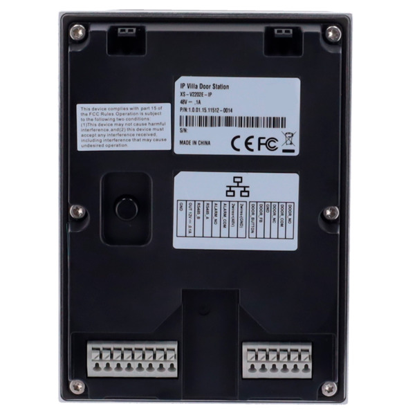 X-SECURITY XS-V2202E-IP Videoportero 2 hilos o IP - Cámara 2Mpx | Audio Bidireccional - Visión nocturna - Se puede alimentar por (3)