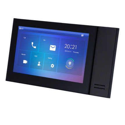 Comprar X-SECURITY XS-V2421M-IP-POE-B Monitor para Videoportero - Pantalla TFT de 7&quot; - Audio bidireccional - TCP / IP | Alimentación por PoE - Slot MicroSD Max 32 Gb - Montaje en superficie