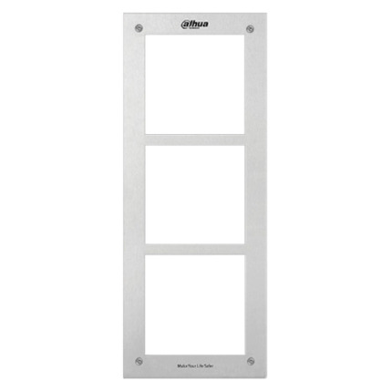 Comprar X-SECURITY XS-VF003E Panel frontal - Específica para videoporteros - Compatible con módulos XS-V2000E-M(X) - triple módulo - 369mm (Al) x 145mm (An) x 11mm (Fo) - Fabricado en acero inoxidable