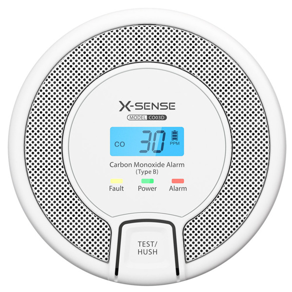 X-SENSE CO03D Detector de CO autónomo con señal sonora y visual (1)