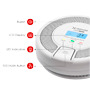 X-SENSE CO03D Detector de CO autónomo X-Sense - Batería reemplazable - Indicador luminoso de alarma - Alarma sonora 85 dB a 3m - (2)
