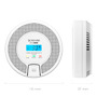 X-SENSE CO03D-W Detector de CO autónomo X-Sense - Permite conectar 24 detectores por RF 868MHz - Batería reemplazable - Indicado (6)