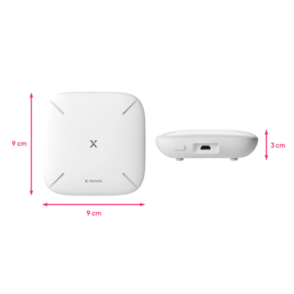 X-SENSE FS61 Kit de detección de incendio autónomo X-Sense - Inlcuye 6 detectores de humo XS01-M y Hub SBS50 - Conexión con HUB (5)