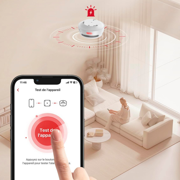 X-SENSE SBS50 Hub de comunicación X-Sense - Permite conectar 50 detectores en la misma red - Control y avisos a través de APP pa (5)
