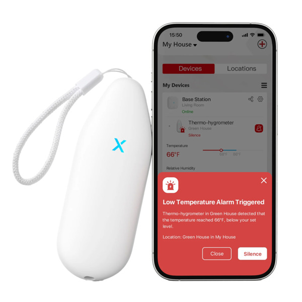 X-SENSE STH51 Termómetro y sensor de humedad inalámbrico - Conexión base SBS50 - Precisión de temperatura (-20 a 60 °C) - Prec (3)