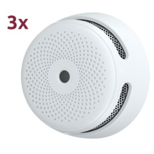 X-SENSE XS01-3PACK Pack de 3 mini detector de humo autónomo X-Sense - Duración de la batería 10 años (no reemplazable) - Indicad