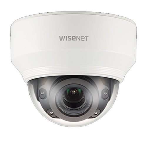 XND-8080R Cámara mini-domo IP 5Mpx, óptica motorizada 3.9-9.4mm, IR 30m con ICR, WDR, H.265, WiseStream II, Smart Analytics, 2 r