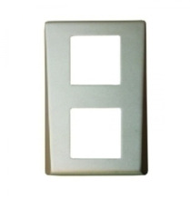 XPR DINFP2VS Marco vertical color gris claro para lectores dobles gama DIN