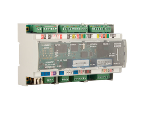 XPR EWSI-DR Controlador para 2 puertas / 2 lectores. Incluye caja riel DIN
