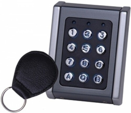 Comprar EX6PM-73C Lector autónomo de proximidad EM con teclado de exterior, 1000 códigos/tarjetas, bus RS485
