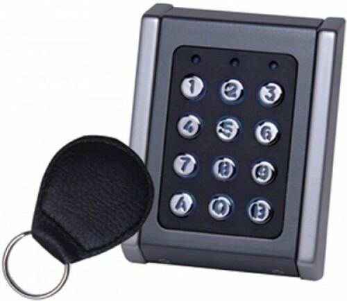 XPR EX6PM-73C Lector autónomo de proximidad EM con teclado de exterior, 1000 códigos/tarjetas, bus RS485