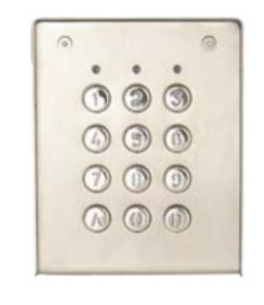 Comprar LCSM-RS-62A Teclado de superficie compatible con WS4, carcasa acero inoxidable y teclas retroiluminadas de metal
