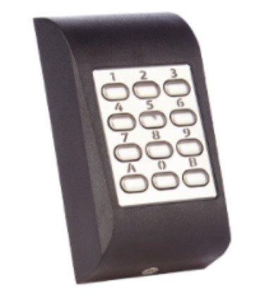Comprar MTPADPBK-EH-SA Teclado autónomo de exterior y proximidad EM 125 KHz de hasta 1.000 códigos.  Gama MINI. Carcasa de ABS y teclas metálicas. 1 relé de salida.
