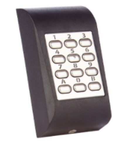 XPR MTPADPBK-EH-SA Teclado autónomo de exterior y proximidad EM 125 KHz de hasta 1.000 códigos. Gama MINI. Carcasa de ABS y tec