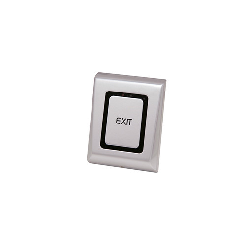 XPR TBS EXIT Pulsador de salida sensitivo de aleación de aluminio inyectado, de superficie e IP66.