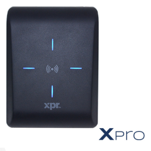 XPR XP-MFBT-WO-X Lector BLE/NFC y RFID MIFARE®️ DESFire®️ multitecnología con encriptación Xsecure, IP65 IK 11, con salida Wiega
